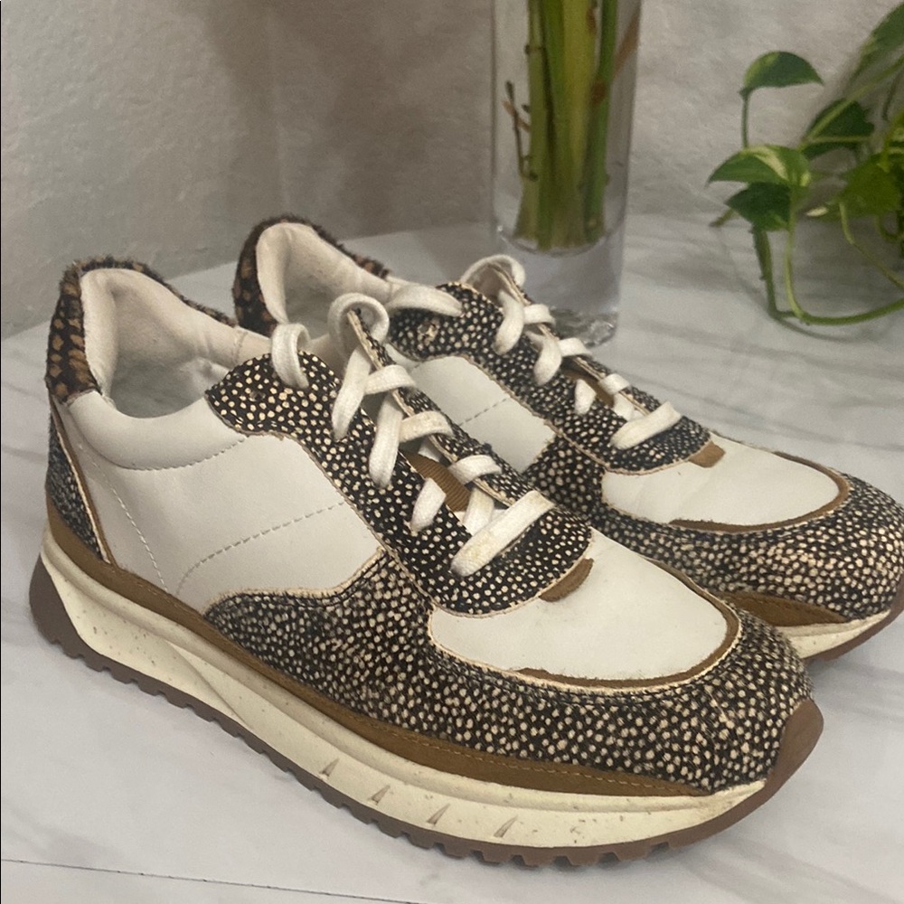 Madewell Women's Sneakers in White and Brown